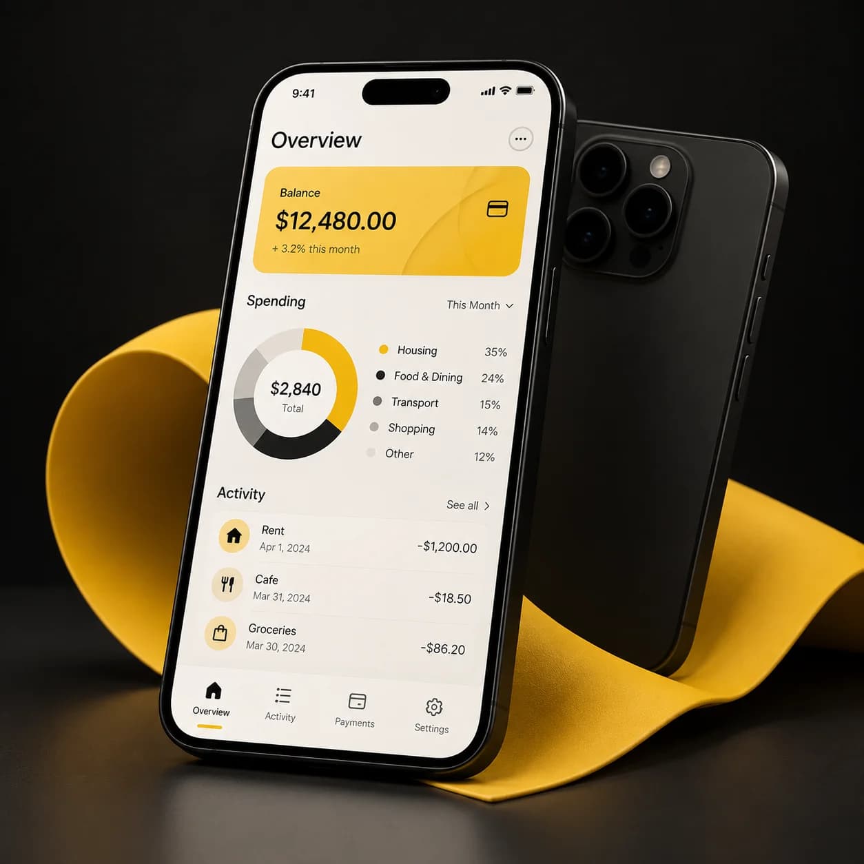 Studio concept: Everyday money, made understandable.